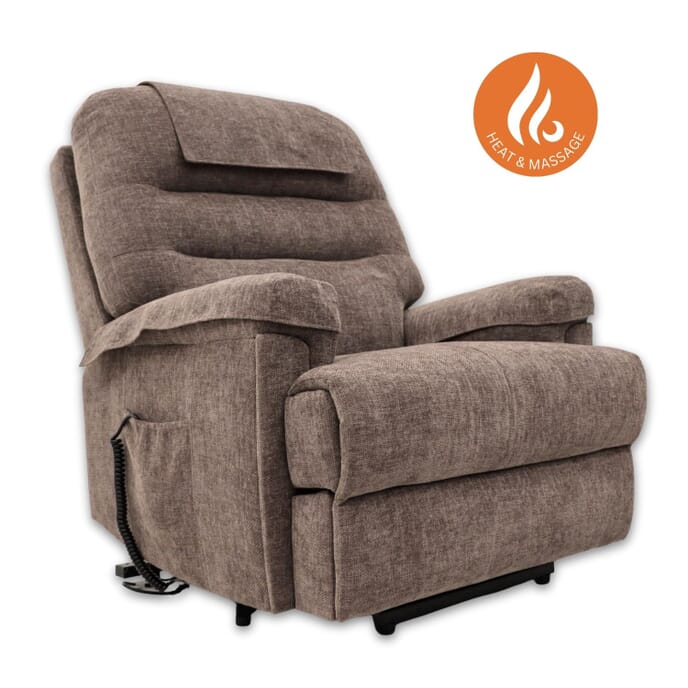 lawson rise recline chair with heat and massage