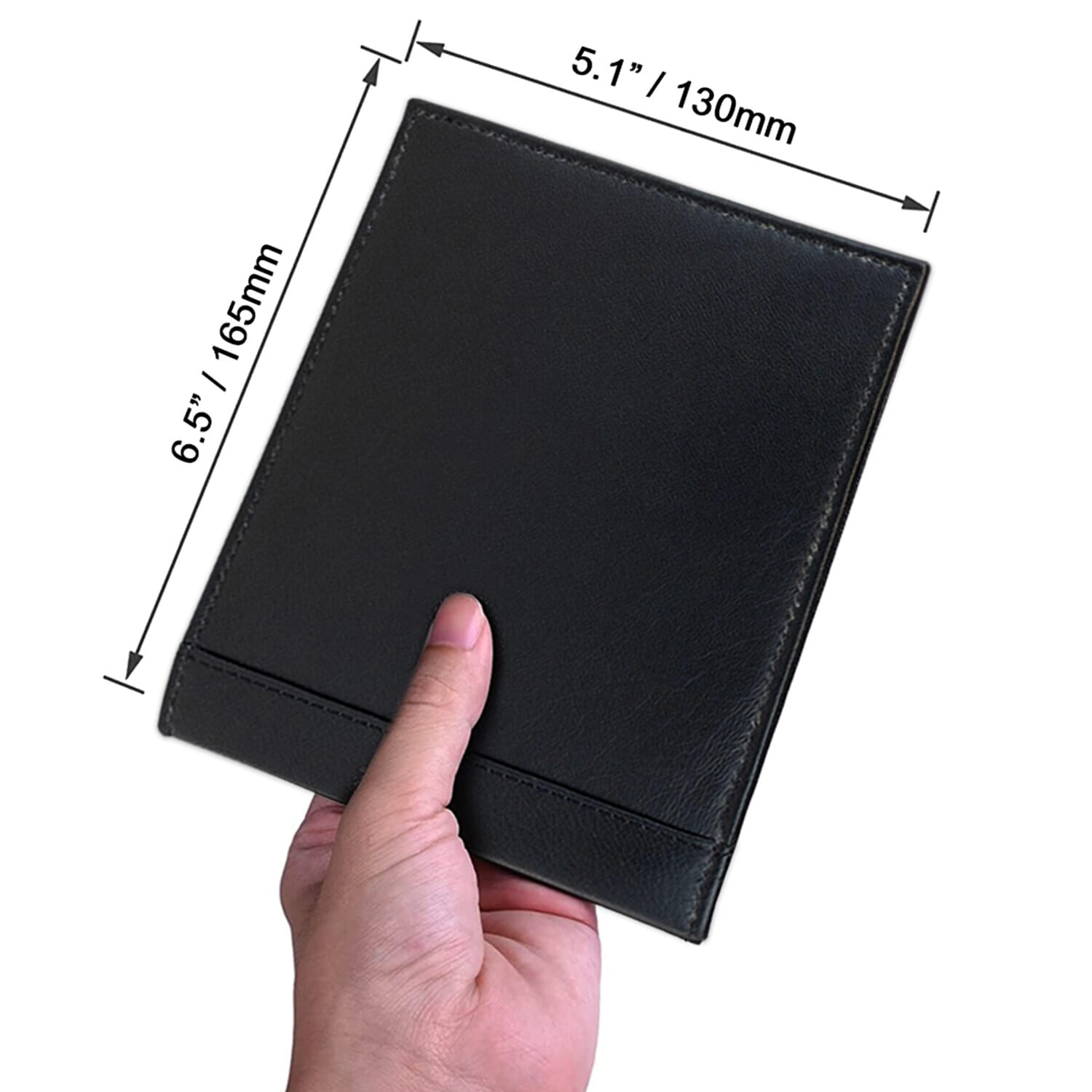 leather blue badge holder dimensions