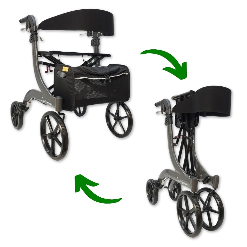 leo rollator folding
