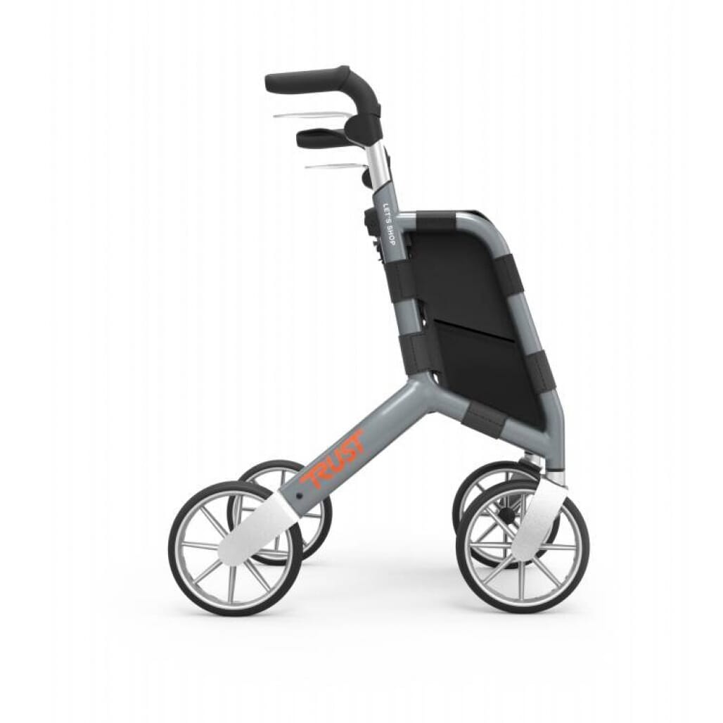 let s shop rollator grey side