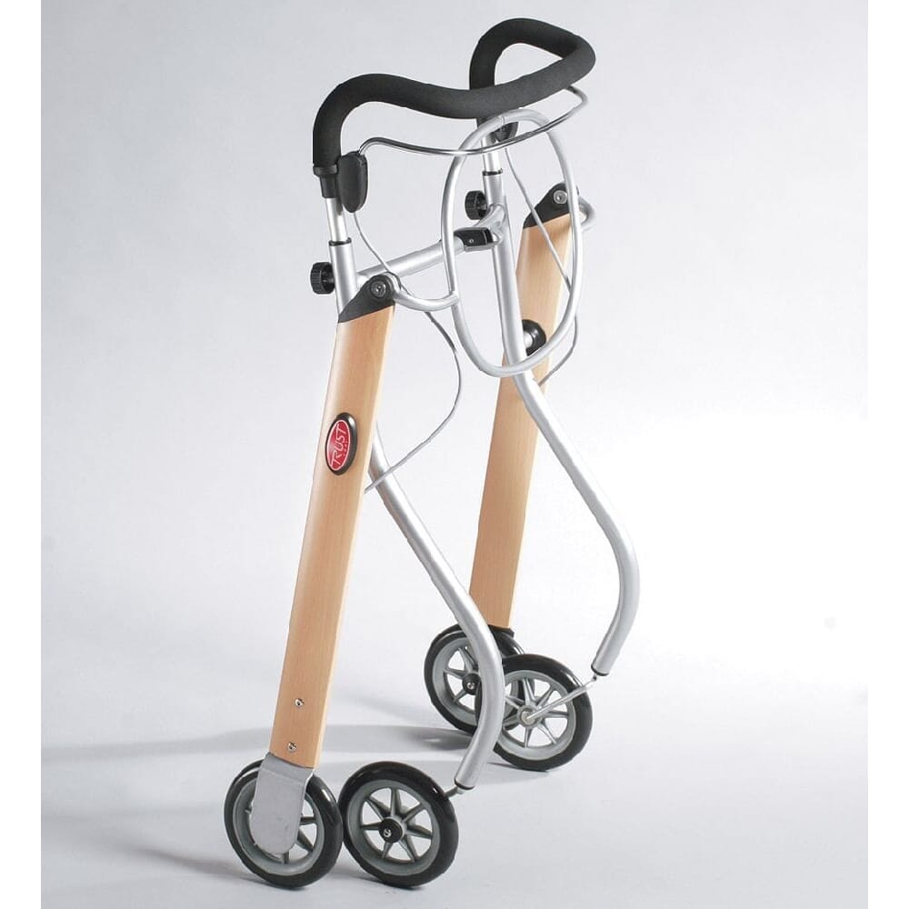 lets go indoor rollator folded