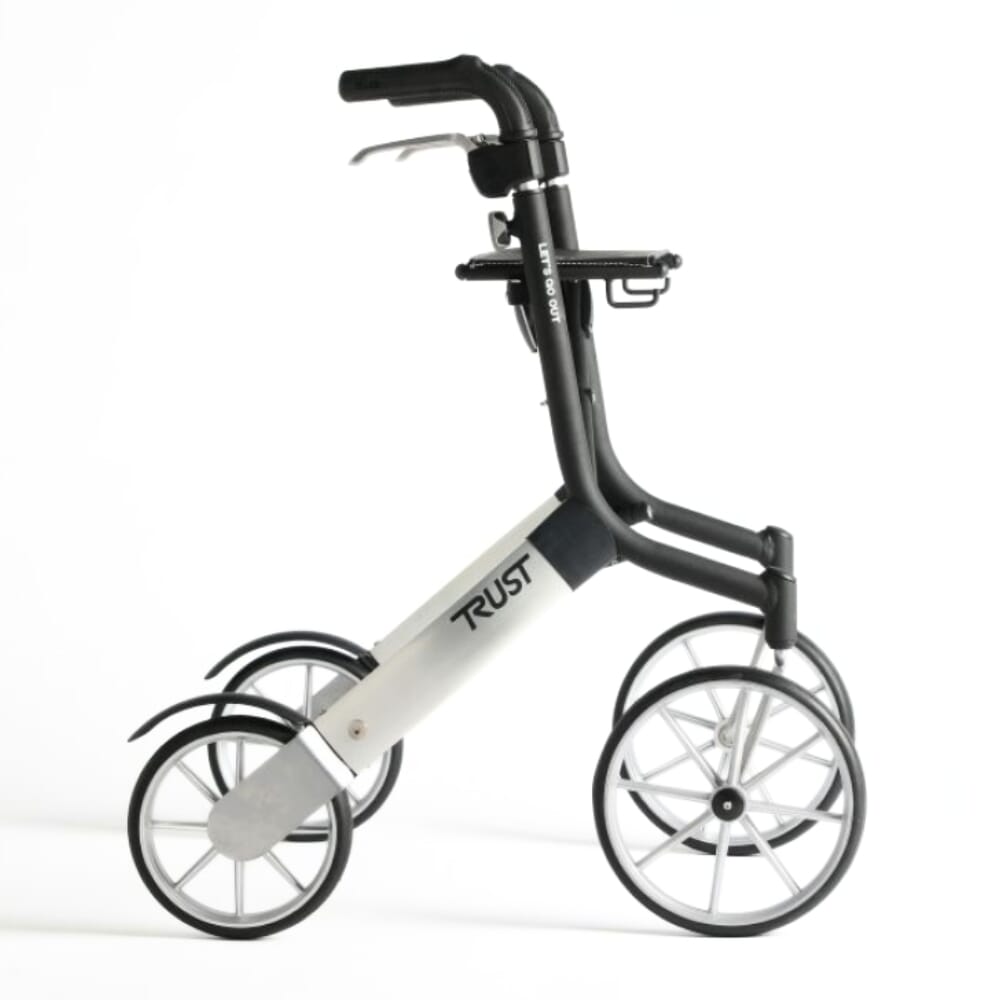 lets go out narrow rollator black black 1