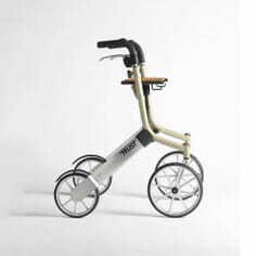 Lets Go Out Narrow Rollator - Black - Cream