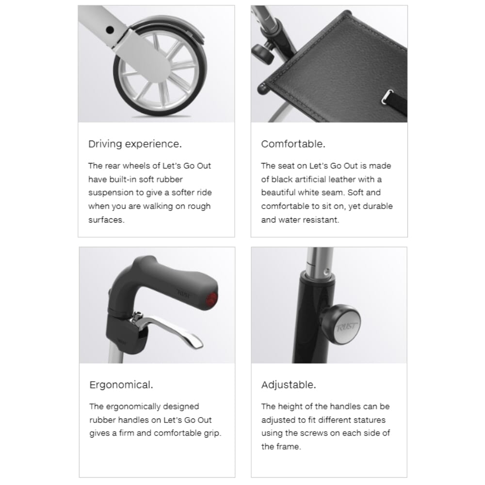 lets go out rollator features