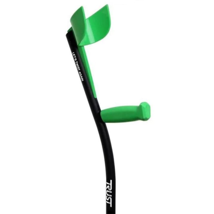 lets twist again crutches black and green