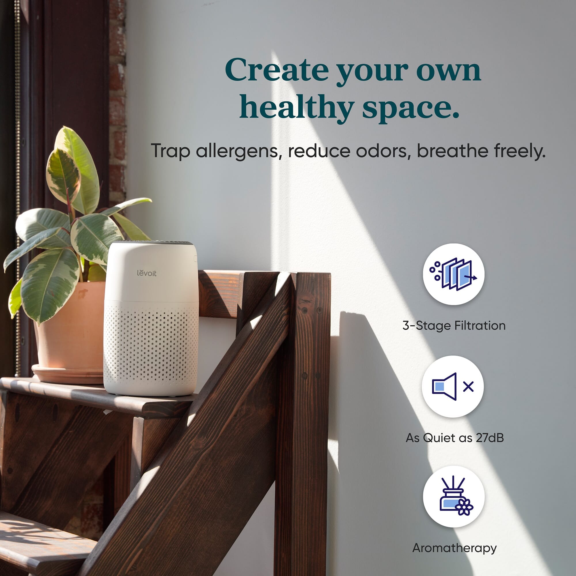 levoit core mini air purifier features