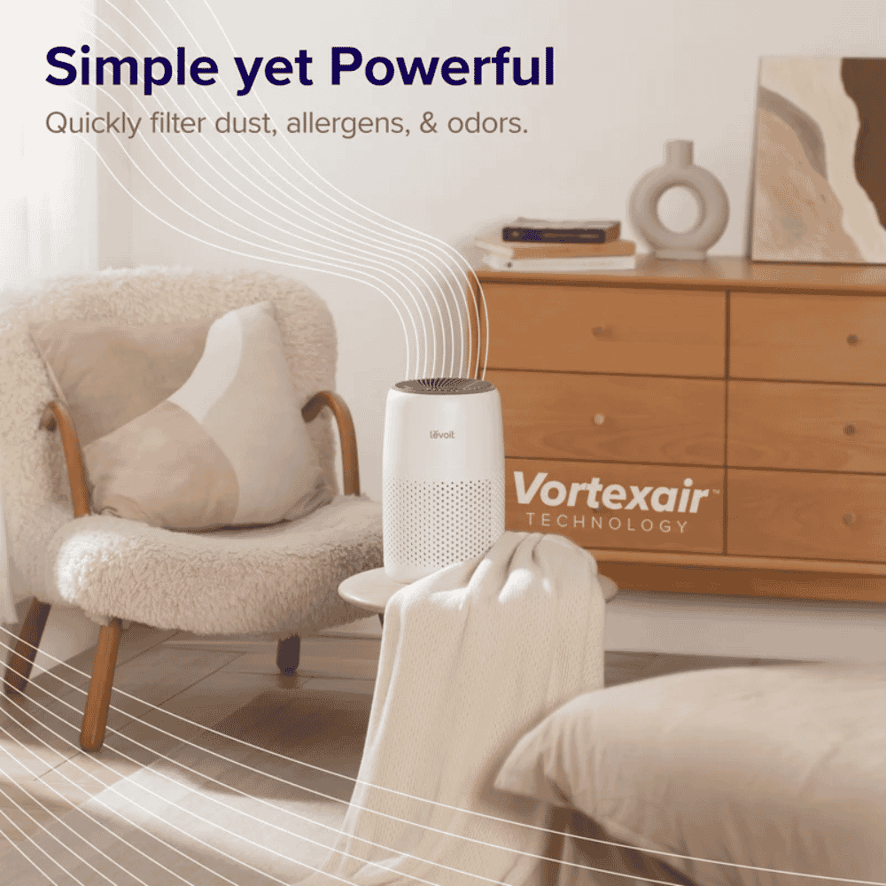 levoit core mini air purifier vortexair
