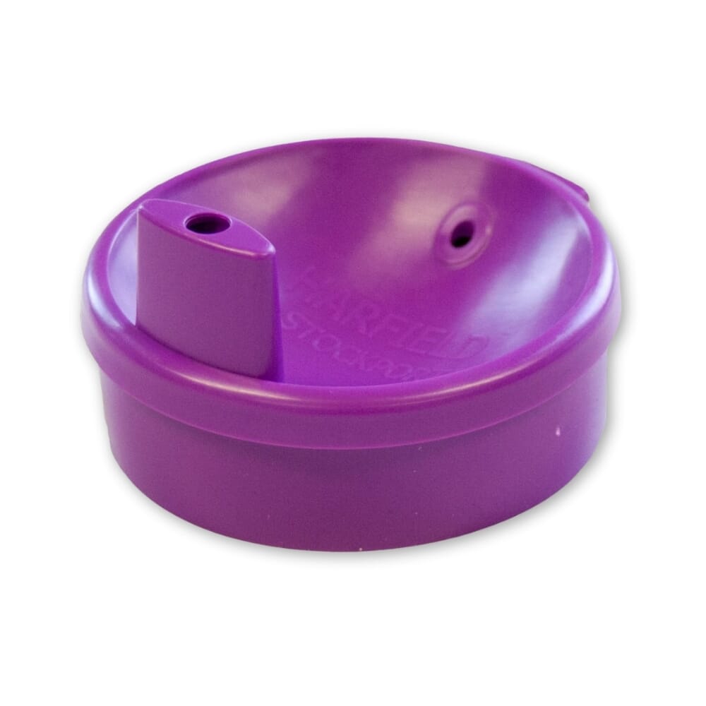 lid for graduated two handled beaker narrow purple