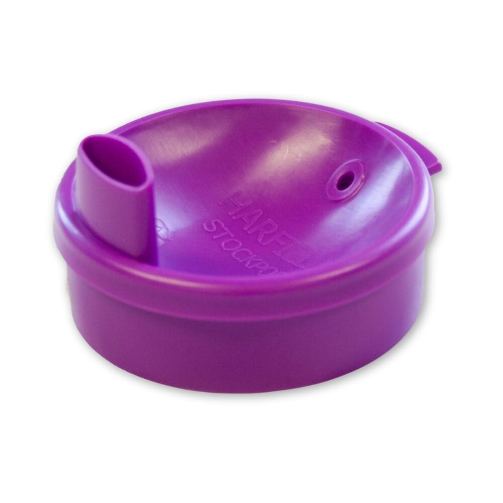 lid for graduated two handled beaker wide purple