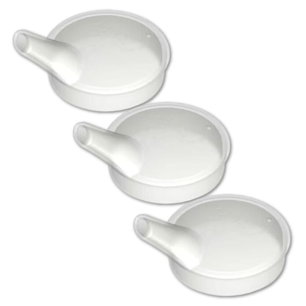lids for ornamin mugs and cups shaped spouted lid large hole pack of 3