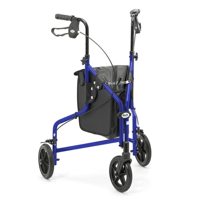 lightweight aluminium tri wheel walker