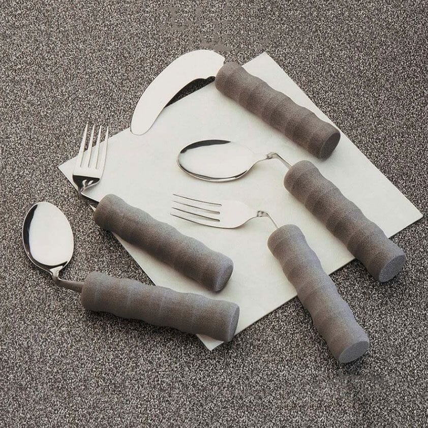 Lightweight Foam Handled Angled Cutlery