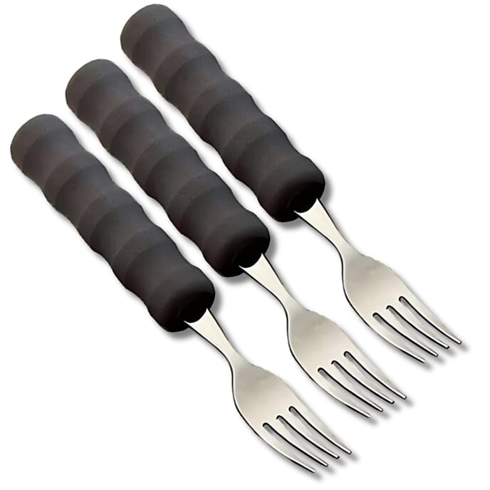 lightweight foam handled cutlery fork pack of 3