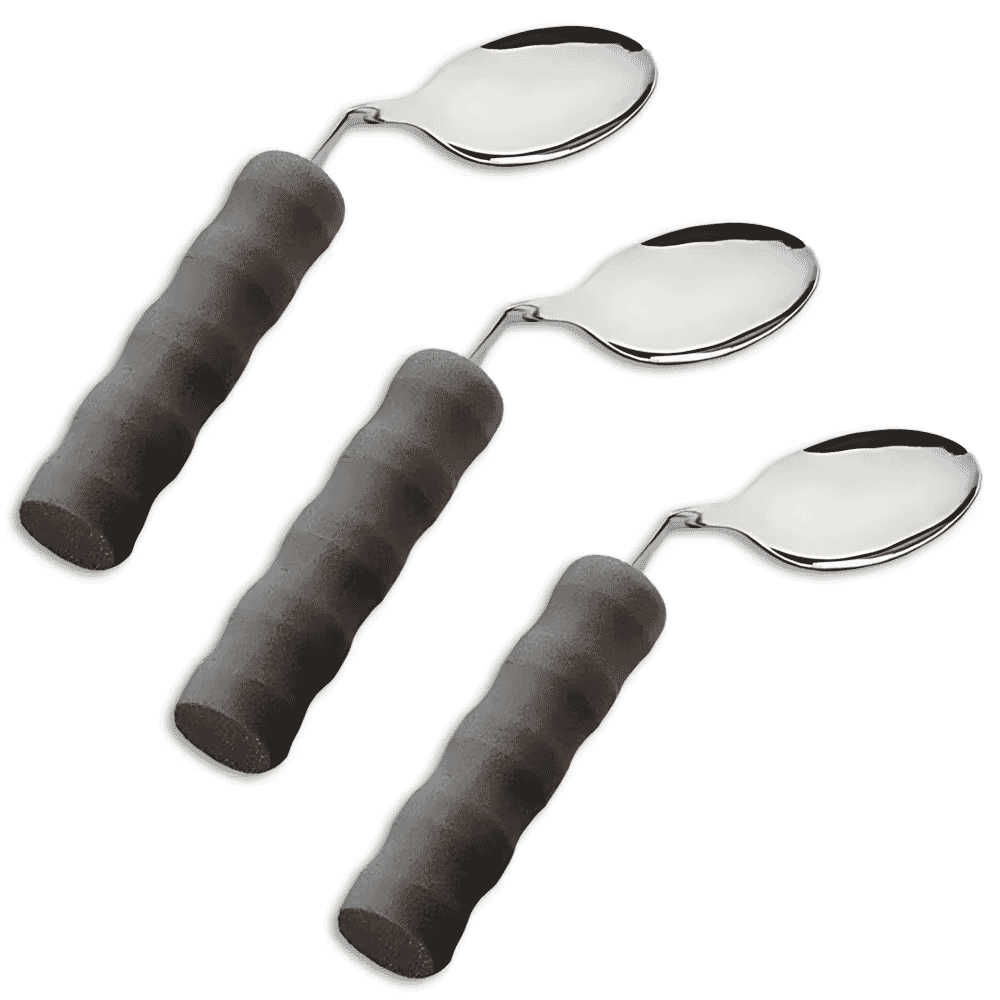 lightweight foam handled cutlery left handed spoon pack of 3