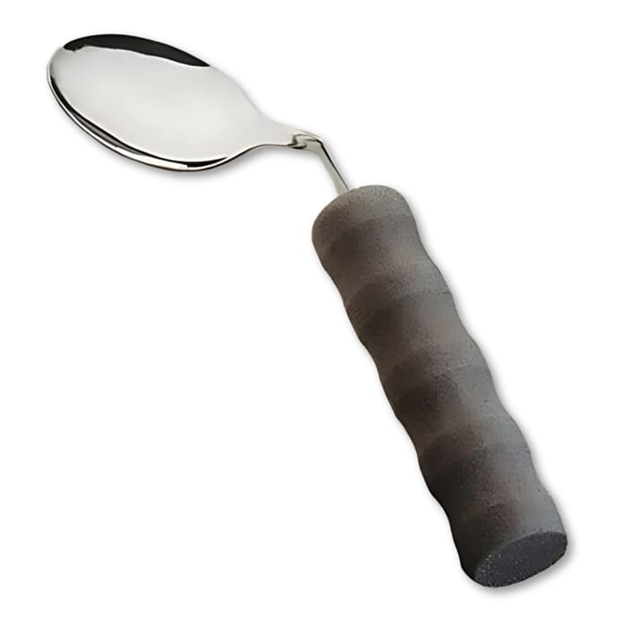 lightweight foam handled cutlery right handed spoon