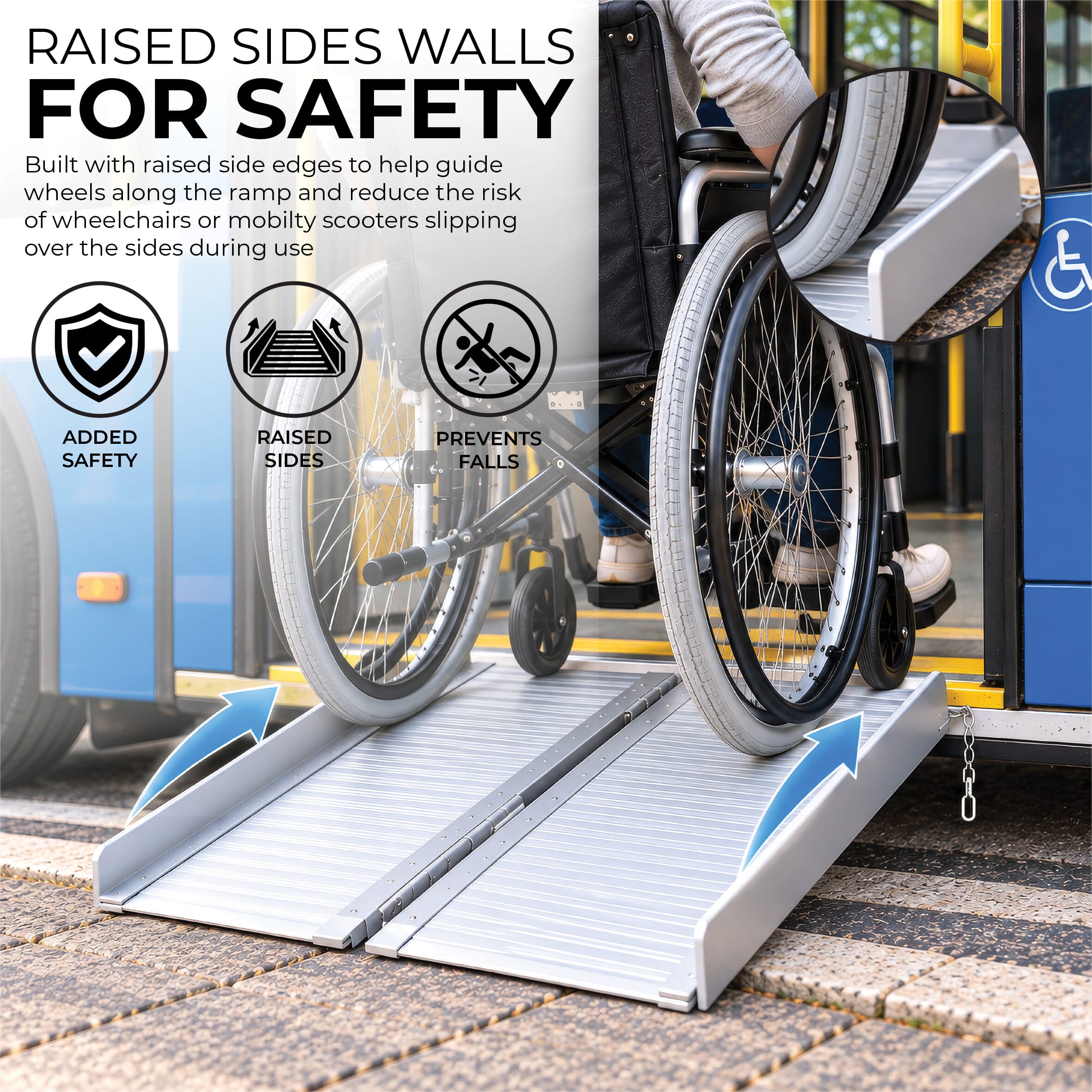 lightweight fold out suitcase ramp 3