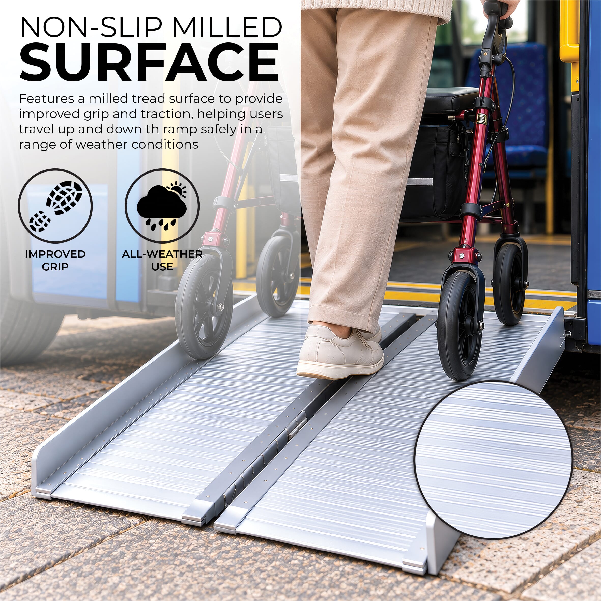lightweight fold out suitcase ramp 4