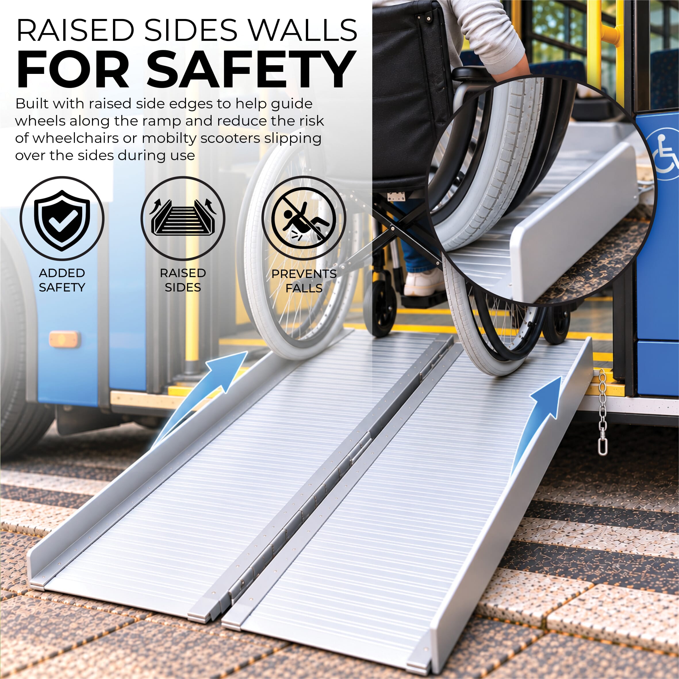 lightweight fold out suitcase ramp 5ft 3