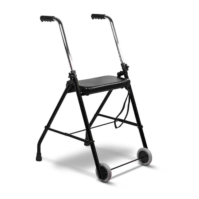 lightweight foldaway wheeled walking frame