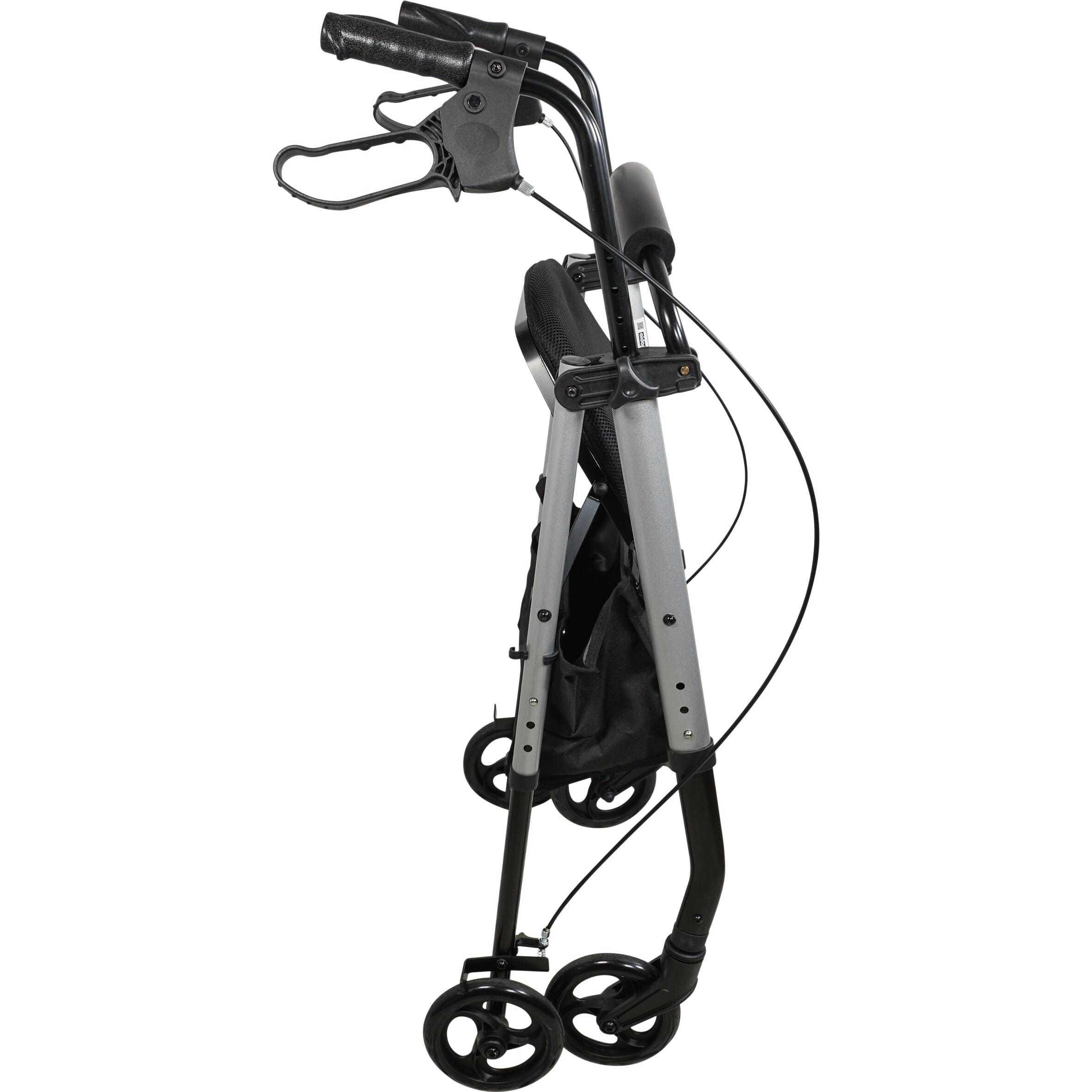 lightweight four wheeled rollator with seat 7