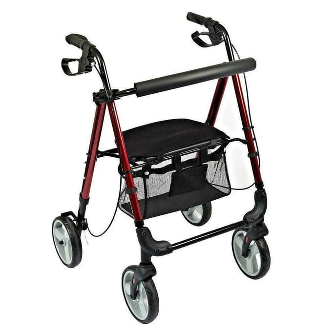 lightweight four wheeled rollator