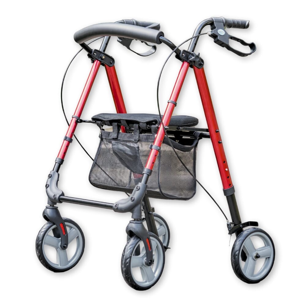 Lightweight Four Wheeled Rollator