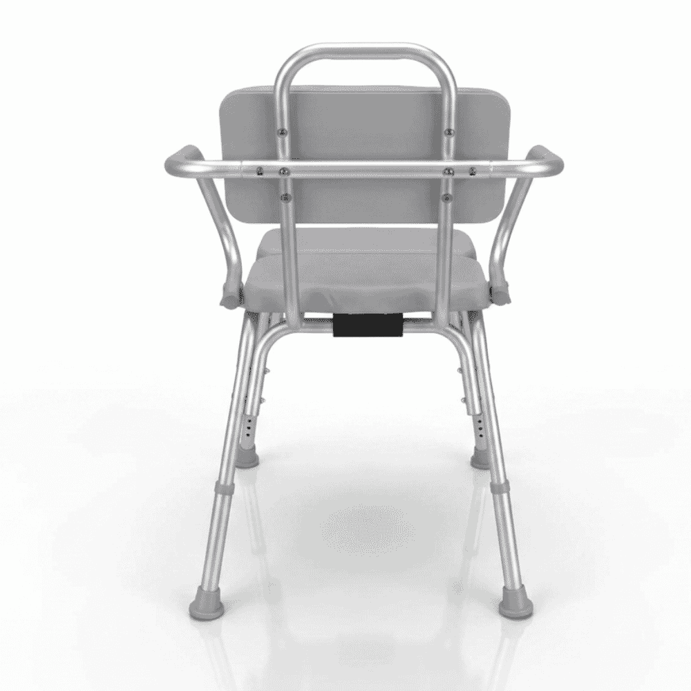 lightweight padded shower chair back