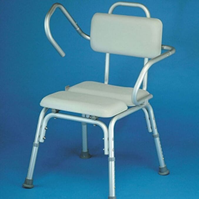 lightweight padded shower chair
