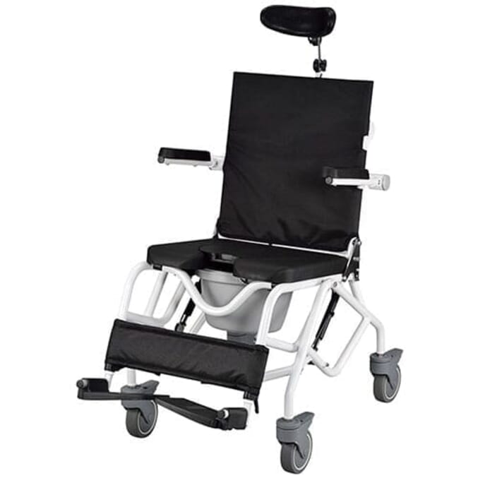 lightweight tilt in space shower commode