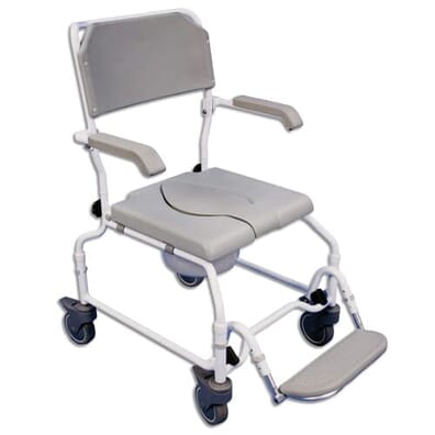 Lightweight Wheeled Shower Commode Chair