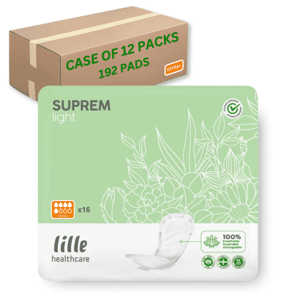 View Lille Suprem Light Shaped Pads Extra Plus Case of 192 information