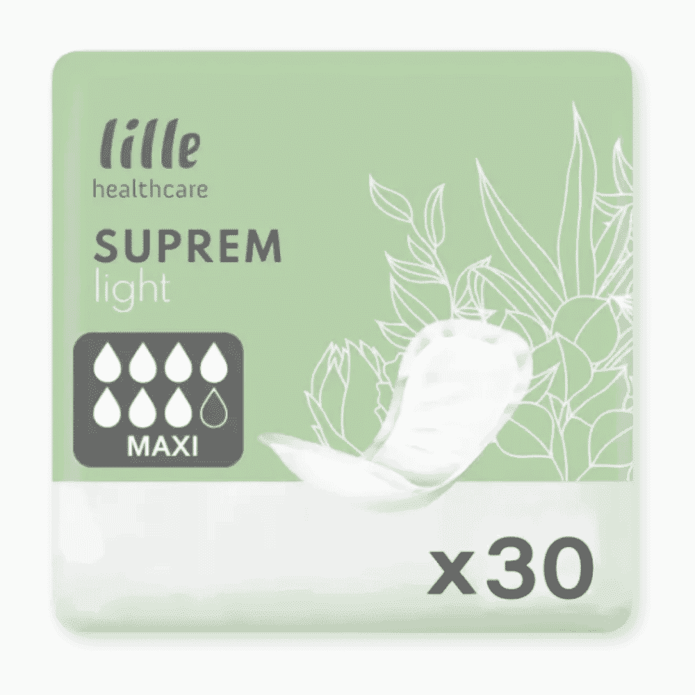 View Lille Suprem Light Shaped Pads Maxi Pack of 30 information