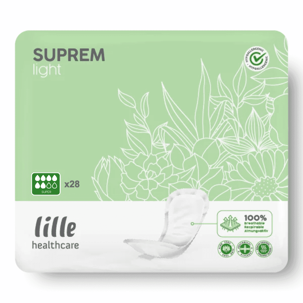 View Lille Suprem Light Shaped Pads Super Pack of 28 information
