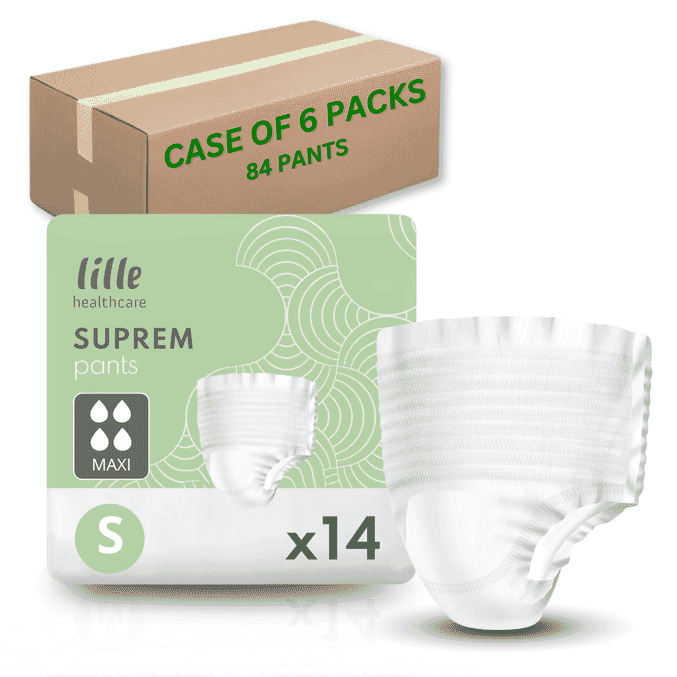 lille suprem pull up pants maxi small case of 84