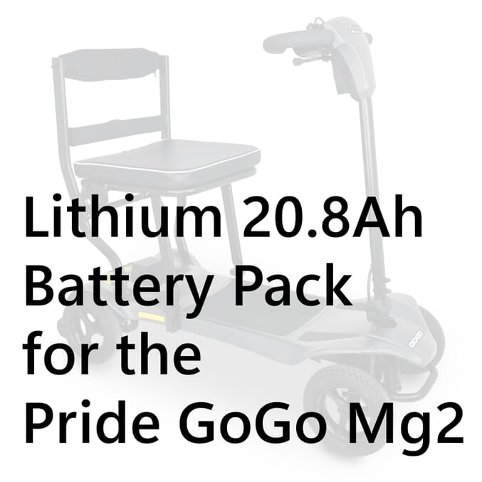 lithium 20 8ah battery pack for the pride gogo mg2 temp image