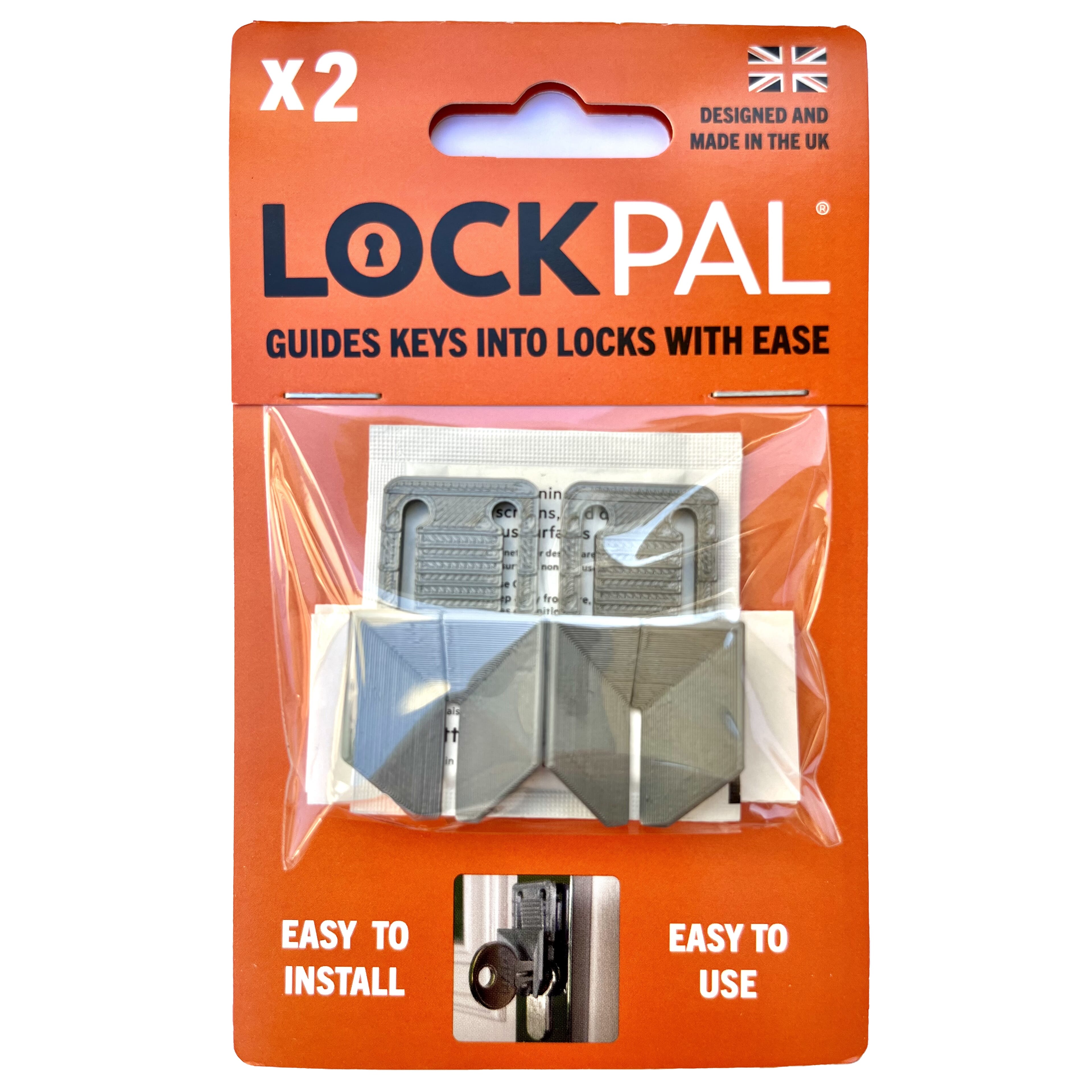 lockpal door key guide pack of 2