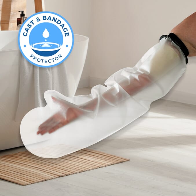 long arm cast and dressing protector 1