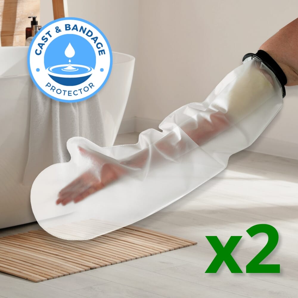 long arm cast and dressing protectors pack of 2