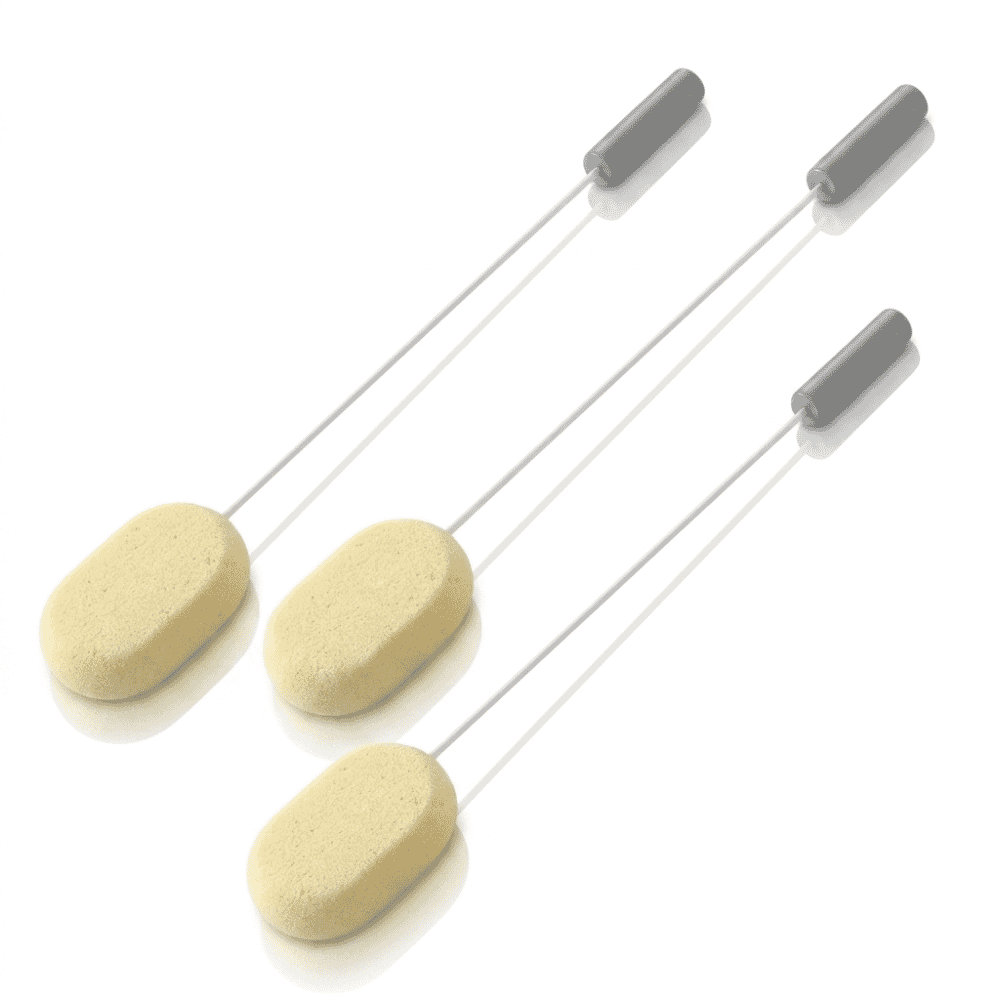 long handled bendable shower sponge 24 inch pack of 3
