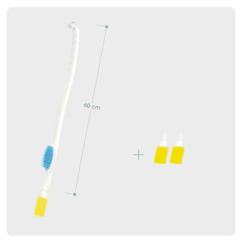 long handled foot sponge dimensions