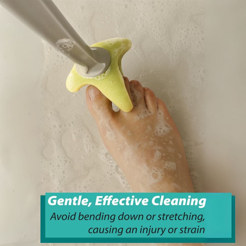 long handled toe cleaner gentle