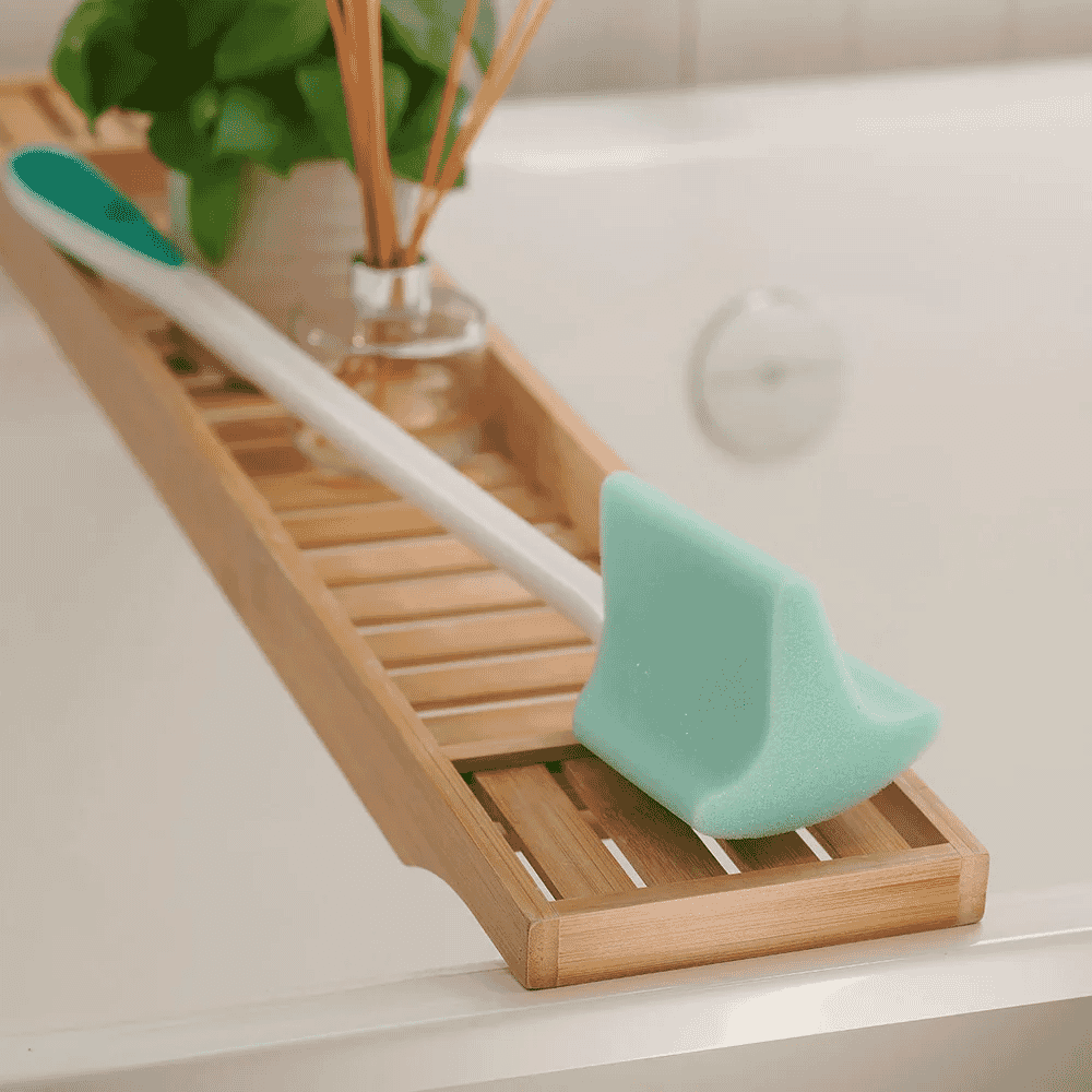 long handled toe washer lifestyle