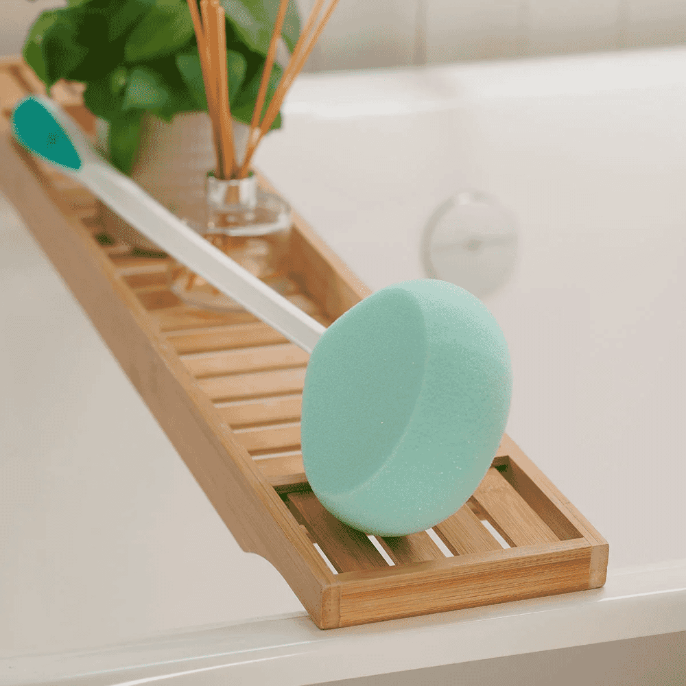 long handled washing sponge lifestyle