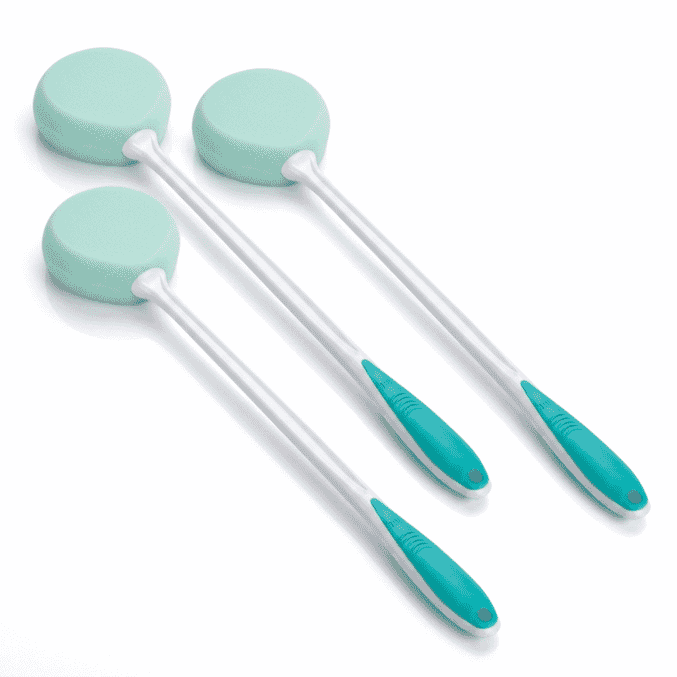long handled washing sponge pack of 3