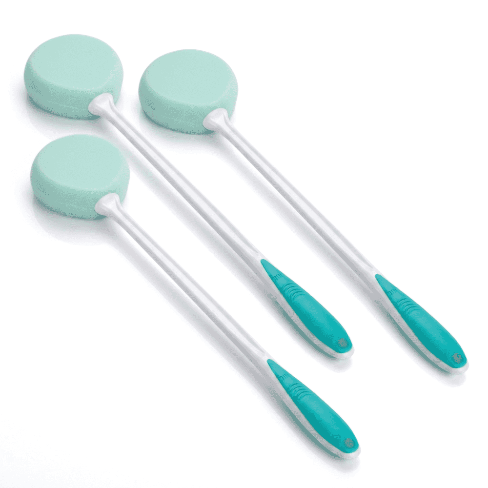 long handled washing sponge pack of 3