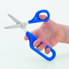 Table Top Mounted Scissors (Wooden Base) – Sensory Corner