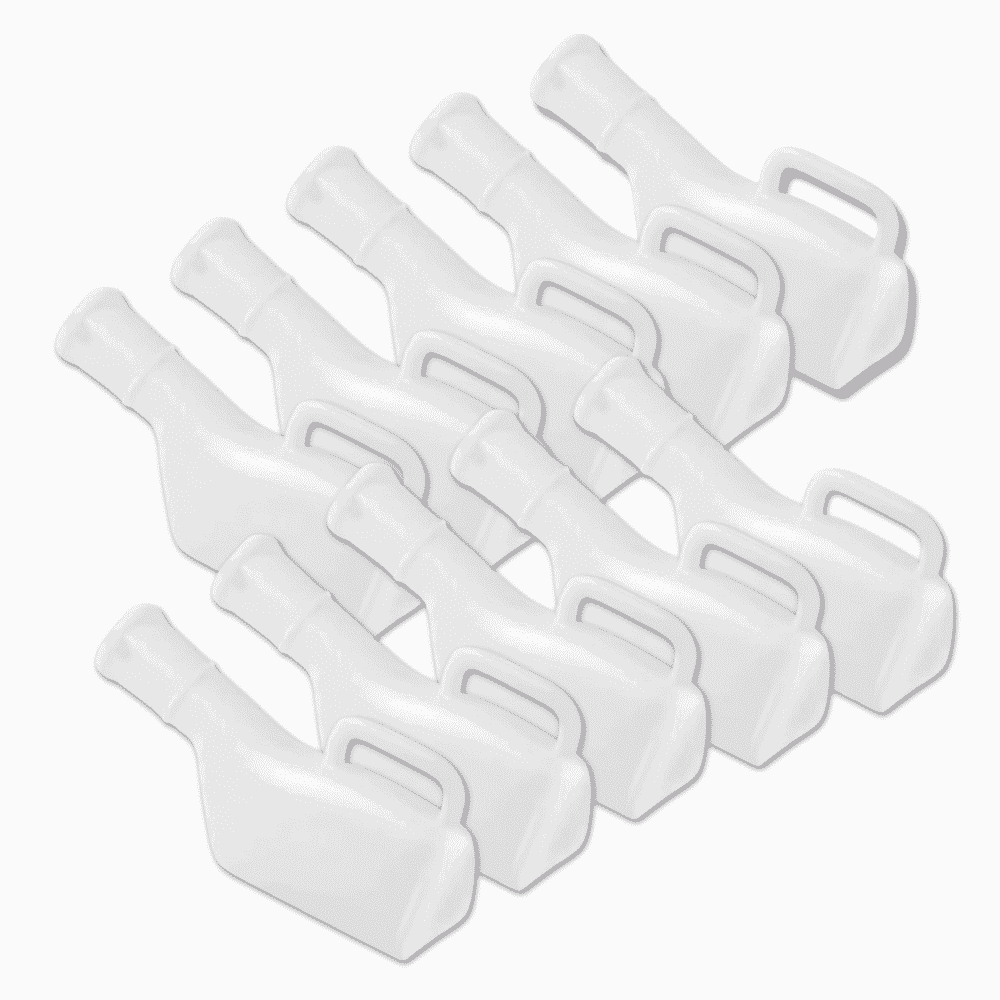 long necked male urinal pack of 10