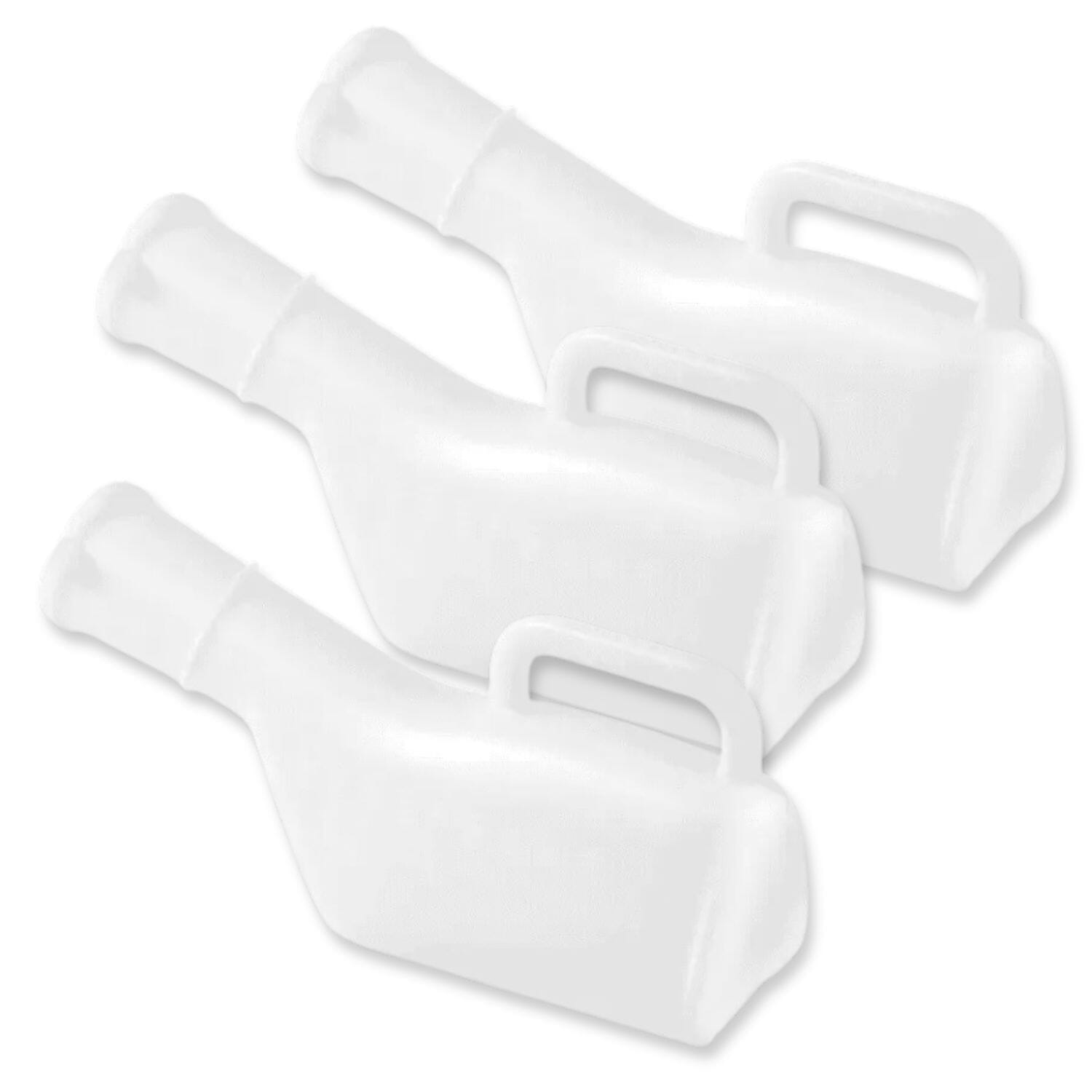 long necked male urinal pack of 3