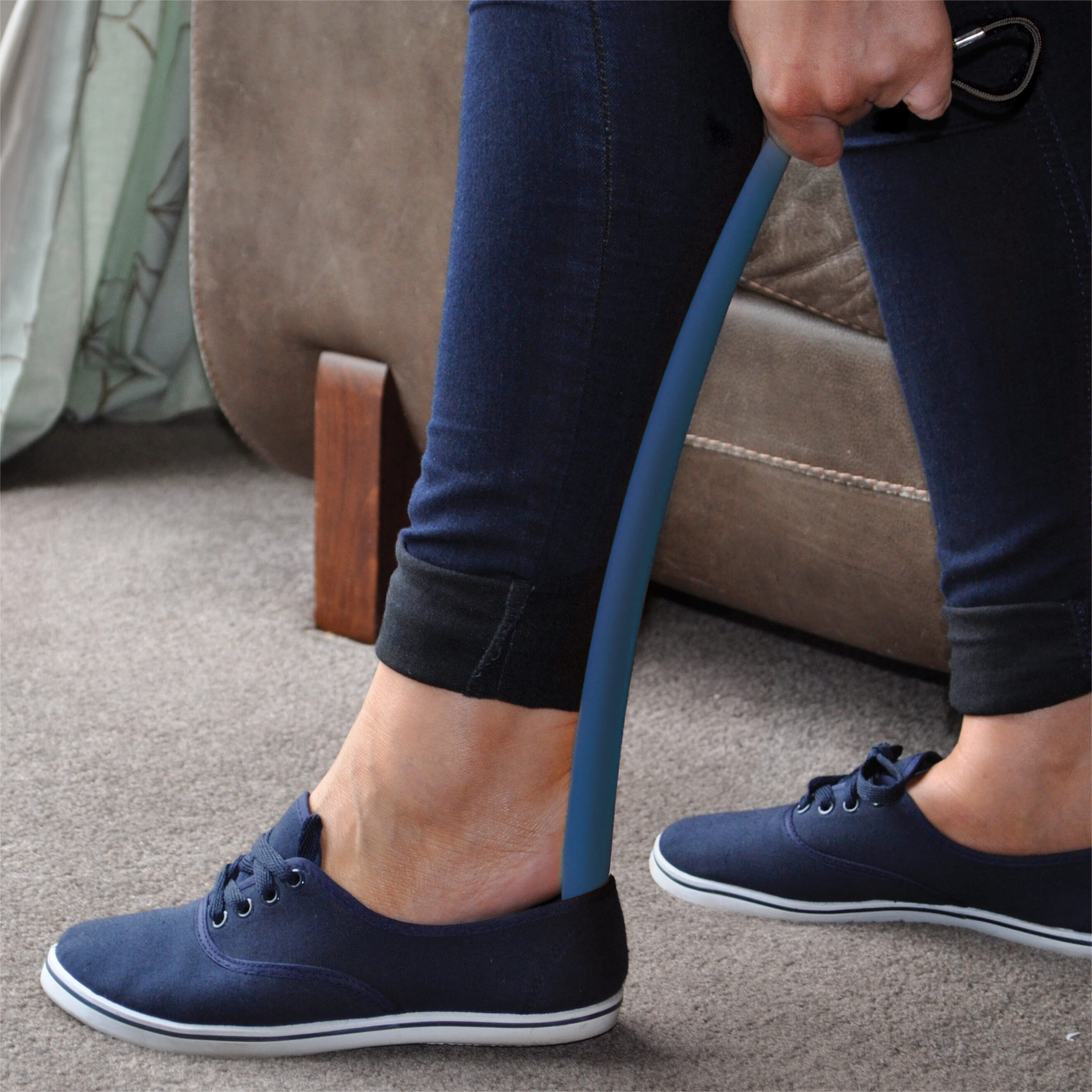 long plastic shoehorn lifestyle