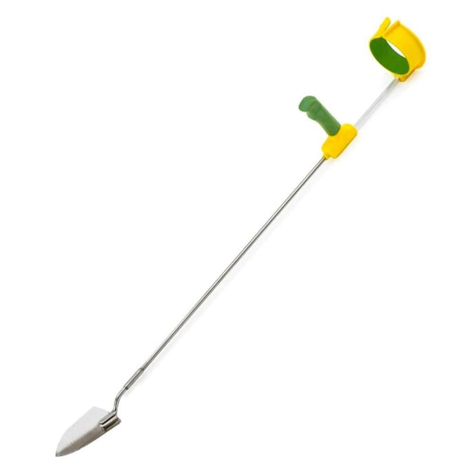 long reach trowel with arm support cuff